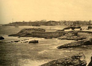 Biarritz - La Digue de la Cafetiere, c. 1930