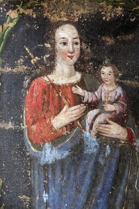 Cappella barocca di Bionnassay. Vergine Maria e Gesù da Unbekannt