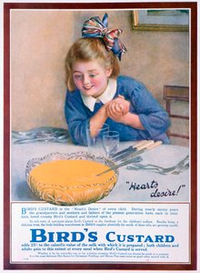 Pubblicità di Birds Custard, 1922 da Unbekannt