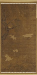 Uccelli, salice e fiori, dinastia Ming, XV-XVI secolo da Unbekannt