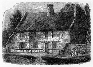 Luogo di nascita del reverendo James Hervey, Hardingston, vicino a Northampton, 1840 da Unbekannt