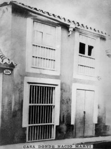 Luogo di nascita di Jose Julian Marti Perez, 1853-1895, anni 1920 da Unbekannt
