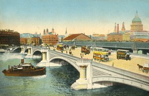 Ponte di Blackfriars, Londra, c1910 da Unbekannt