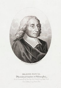 Blaise Pascal, matematico, fisico e teologo francese, c. 1660 da Unbekannt