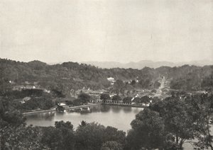 Vista sul lago di Kandy da Greory-Road verso NNW, 1926 da Unbekannt