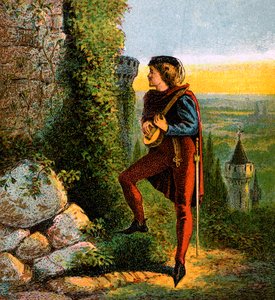 Blondel alla Prigione di Riccardo, XII secolo