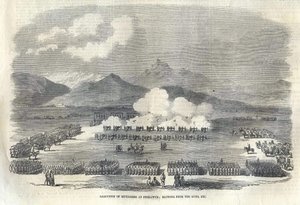 Soffiando dai cannoni in India britannica da Unbekannt