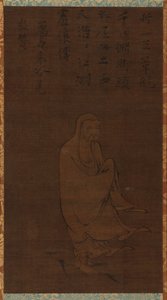 Bodhidharma che Attraversa lo Yangzi su una Canna da Unbekannt