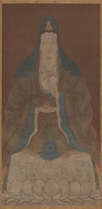 Bodhisattva Avalokiteshvara Guanyin con vaso e ramoscello di salice da Unbekannt