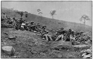 Boeri che assediano Ladysmith, 2ª Guerra Boera, 1899-1900 da Unbekannt