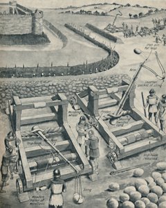 Bombardamento di un forte in tempi sassoni