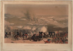 Bombardamento di Sebastopoli, 1854 da Unbekannt