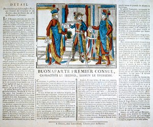 Bonaparte Primo Console, XIX secolo da Unbekannt