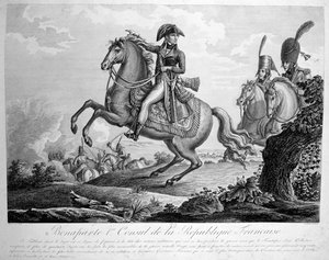 Bonaparte 1° Console della Repubblica Francese, XIX secolo da Unbekannt