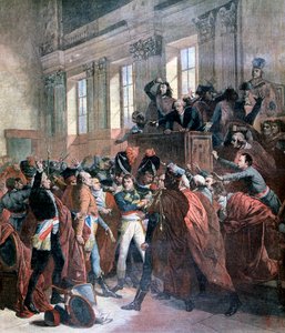 Bonaparte e il Consiglio dei Cinquecento a St Cloud, 10 novembre 1799, 1893 da Unbekannt