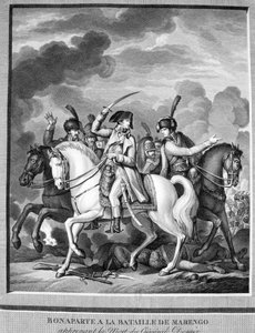 Bonaparte alla battaglia di Marengo, 14 giugno 1800 da Unbekannt