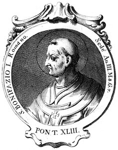 Bonifacio I, Papa della Chiesa Cattolica