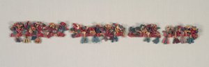 Frammento di bordo con uccelli e fiori, 100 a.C.-700 d.C. da Unbekannt