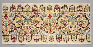 Strisce di bordo di una gonna, 1600-1700 da Unbekannt
