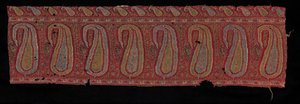Bordo di uno scialle, 1800s da Unbekannt