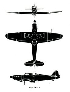 Boulton Paul Defiant I, 1941 da Unbekannt