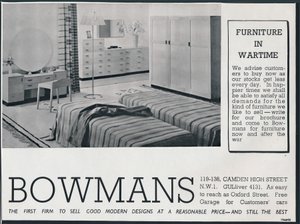 Pubblicità di Bowmans, 1942 da Unbekannt