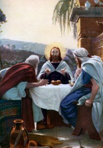 La cena di Emmaus da Unbekannt