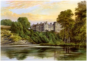Castello di Brechin, Brechin, Angus, Scozia, casa del Conte di Dalhousie, c1880 da Unbekannt