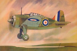 Monoplano da combattimento Brewster Buffalo, c1944 da Unbekannt