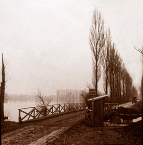 Ponte sul fiume Ailette, Francia settentrionale da Unbekannt