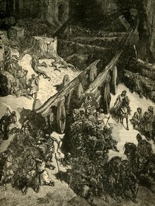 Portare cedro dal Libano, 1890 da Unbekannt