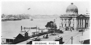 Fiume Brisbane, Queensland, Australia, 1928