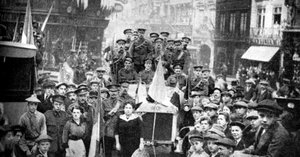 Forza di Spedizione Britannica a Rouen, Francia, Prima Guerra Mondiale, 1914 da Unbekannt