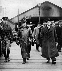 Il Primo Ministro britannico Herbert Asquith in visita in Irlanda, 1914