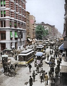 Broadway, New York, XIX secolo da Unbekannt
