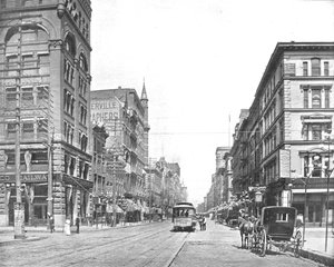 Broadway, Nord da Chestnut Street, St. Louis, Missouri, USA, c1900 da Unbekannt