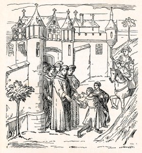 I fratelli Polo partono da Costantinopoli con Marco per la Cina c1300, 1912