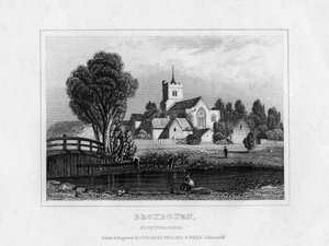 Broxbourne, Hertfordshire, metà del XIX secolo da Unbekannt