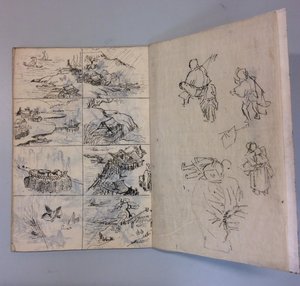 Disegni a Pennello e Inchiostro dal Vero e da Dipinti, 1895 da Unbekannt