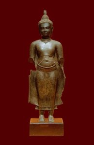 Buddha, arte Khmer, Cambogia, XIV secolo da Unbekannt