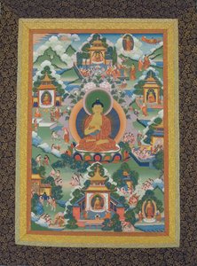 Buddha Seduto su un Piedistallo di Loto, XIX secolo