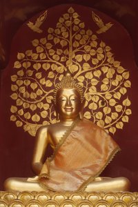 Statua del Buddha nel Wat Phan On, Chiang Mai, Thailandia da Unbekannt