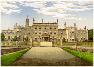 Bulwell Hall, Nottinghamshire, casa della famiglia Cooper, c1880 da Unbekannt