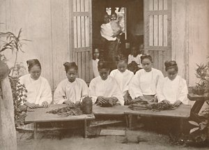 Fabbricanti di sigari birmani, 1900 da Unbekannt