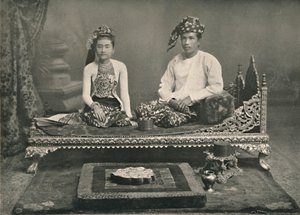 Principe e Principessa birmani, 1900