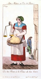 Venditore di burro, 1826 da Unbekannt