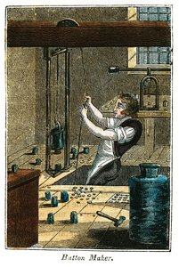 Fabbricante di bottoni, 1823 da Unbekannt
