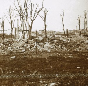 Vicino al Forte di Tavannes, Verdun, Francia settentrionale, c1914-c1918