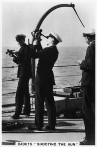 Cadetti che osservano il sole, Royal Navy College da Unbekannt