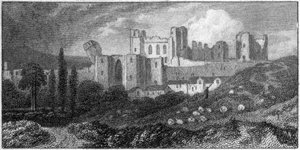 Castello di Caerphilly, Galles, XIX secolo